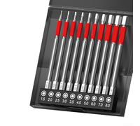 Alloy Steel Screwdriver Bits with 1/4 Inch Hex Drive, Sandblasted for High Wear Resistance, Compatible with Cordless Drills and Pneumatic Wrenches for DIY and (B)