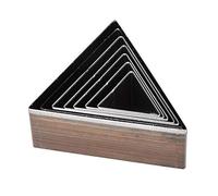 Alloy Steel Shaped Leather Cut Die, 7 PCS Leather Cutting Die 20-50mm Triangular DIY Punch Tool for Craft