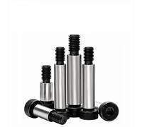 Alloy Steel Shoulder Roller Bearing Screw, 1Pc M5 M6 M8 M10 Dia 6/8/10/12mm Hexagon Socket Cap Head Bolt(40mm,M6 shoulder dia 8mm)
