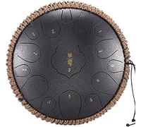 Alloy Steel Tongue Drum, Gong, Panda Drum, Steel Pan Drumm Drum, Drums & Percussion, Handpan Drum, Percussion Instruments,dark silver,12inche13notes