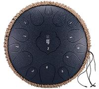 Alloy Steel Tongue Drum, Gong, Panda Drum, Steel Pan Drumm Drum, Drums & Percussion, Handpan Drum, Percussion Instruments,navy blue,12inche13notes