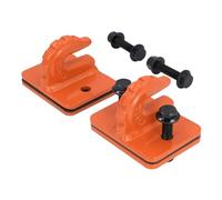 Alloy Steel Tractor Bucket Hook Set Versatile 3/8in 15000LBS for Towing and Securing for Tractors and UTVs (Orange)