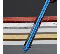 Alloy Steel Triangle Drill Bit with Double U Shaped Chip Flute for Smooth Drilling in Various Materials (10mm)