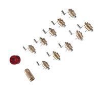 Alloy Steel Watch Mainspring Winder Set Practical Repair Tool for Watch Enthusiasts Includes 10 Hand Cranks