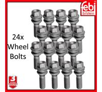 Alloy Steel Wheel Bolt x24 For Volkswagen Amarok 4motion Bora Touareg Febi 46655