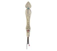 Alloy Stitch Thread Unpick Remover, Retro Seam Rippers for Sewing, Vintage Rhinestone Engraved Daffodil Design with Safety Ball Tip, for Embroidery Craft and Fabric