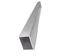 Alloy Structural Pipe 1pc Aluminum Tube Rectangular/Square, Excellent Durability for Architectural, Metal Pipe Thickness 1-5mm(250 * 10 * 25 * 2MM)