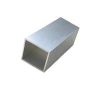 Alloy Structural Pipe 5pcs Square Aluminium Pipes, Metal Tube 100mm-400mm, High Strength Tubing for Construction(10x10x200mm)