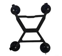 Alloy Suction Cup Mount for STARLINK Mini, Compatible with Car Sunroof & Skylight, 300x270x60 mm, Black/Grey/White, No Tools Required for(Black)