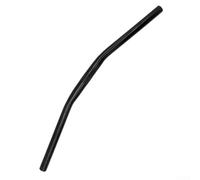 Alloy Swept Back Cow for-horn Handlebars 25.4x560mm Narrow Curved Bike Bar | Silver Alloy, Curved Design For Cruisers & Dragsters, 560mm Width, 25.4mm Clamp, Flat Or Raised Mount