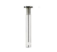 Alloy T-Slot Milling Cutter Tungsten Steel Rough Inserted Straight Shank For Hardness Metal Keyway Endmills Tool Metal Keyway En(8mm,25Dx12dx90L)