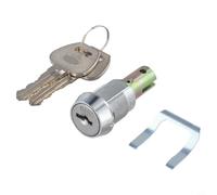 Alloy Toolbox Lock With 180 Degree Rotation, Chrome Cabinet Insert Linkage For Drawers And Cupboards, Includes Two Keys For Secure Storage(C)