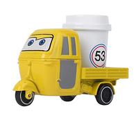Alloy Tricycle Toy Model Highly Simulation Children Kid Pull Back Vehicle Toy Model (Tricycle with Cup Yellow)