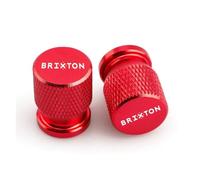 Alloy Tyre Valve Caps For BRIXTON Cromwell 125 250 1200 Crossfire 500 Storr 500 Sunray 125 Accessories(Red)
