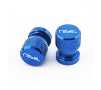 Alloy Tyre Valve Caps For Rebel 300 500 Cmx300 Cmx500 Cmx1100 Motorcycle Tire Valve Stem Cap Cover Plug CNC Aluminum(Blue)