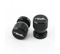 Alloy Tyre Valve Caps For Rebel 300 500 Cmx300 Cmx500 Cmx1100 Motorcycle Tire Valve Stem Cap Cover Plug CNC Aluminum(Black)