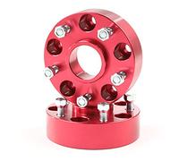 Alloy USA Wheel Spacer Kit for Jeep Wrangler/Cherokee/Commander | 1.75", Aluminum, Red | 11304 | Fits 2007-2018 Jeep Wrangler JK/JKU; 2006-2010 Jeep Commander; 2005-2010 Jeep Grand Cherokee