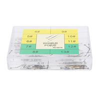 Alloy Watch Hour Minute Hands Replacement Kit for 2035 Watch Movement, Assorted Sizes 4# to 13#, Bright Finish Watch Repair Accessories with Plastic Storage Box for (No8018 black)