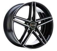 ALLOY WHEEL AVUS AC-515K FOR AUDI A4 9.5X19 5X112 BLACK POLISHED KLM