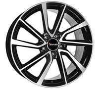 ALLOY WHEEL AVUS AC-518 FOR VOLKSWAGEN SHARAN 8X18 5X112 BLACK POLISHED 09D
