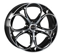 Avus Alloy Wheel AC-520 - 8x19 5x110 Black Polished for Opel Vectra C (SW0)