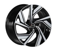 ALLOY WHEEL AVUS AC-521 FOR SUBARU CROSSTREK 7.5X18 5X114.3 BLACK POLISHED XE0