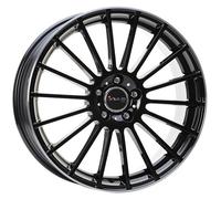 ALLOY WHEEL AVUS AC-M03 FOR JAGUAR X-TYPE 6.5X16 5X108 BLACK POLISHED LIP BDY