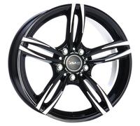 ALLOY WHEEL AVUS AC-MB3 FOR BMW SERIE 4 CABRIO 8.5X18 5X120 BLACK POLISHED 1DP
