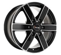 ALLOY WHEEL AVUS AC-V61 FOR RENAULT 7.5x17 6x114.3 BLACK POLISHED CLM