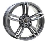 ALLOY WHEEL AVUS AF15 FOR VOLKSWAGEN SCIROCCO 7.5X17 5X112 ANTHRACITE POLIS S5I