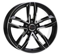 ALLOY WHEEL AVUS AF16 FOR AUDI A5 7.5X17 5X112 BLACK POLISHED HK8