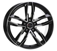 ALLOY WHEEL AVUS AF16 FOR AUDI A6 ALLROAD 8X18 5X112 BLACK POLISHED X64