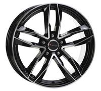 ALLOY WHEEL AVUS AF16 FOR VOLKSWAGEN EOS 9X20 5X112 BLACK POLISHED X52