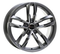 ALLOY WHEEL AVUS AF16 FOR VOLKSWAGEN TOURAN 7.5X17 5X112 ANTHRACITE POLISHE Z80