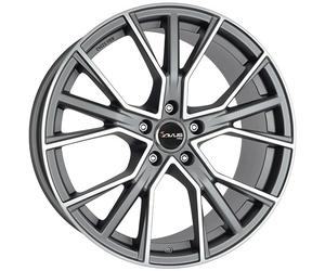 ALLOY WHEEL AVUS AF18 FOR AUDI A1 8X18 5X100 MATT ANTHRACITE POLISHED T79