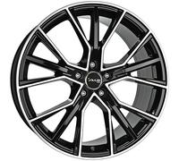 ALLOY WHEEL AVUS AF18 FOR AUDI Q3 SPORTBACK 8X18 5X112 BLACK POLISHED 257