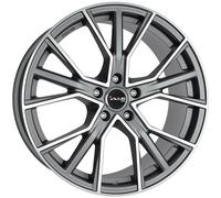 ALLOY WHEEL AVUS AF18 FOR AUDI S4 9X20 5X112 MATT ANTHRACITE POLISHED SCL