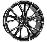 ALLOY WHEEL AVUS AF18 FOR AUDI S6 10X22 5X112 BLACK POLISHED N5G