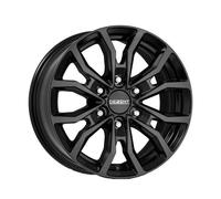 ALLOY WHEEL DEZENT KC BLACK FOR MITSUBISHI PAJERO V80 3,2 SHORT 8X18 6X139. 1DP