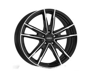 ALLOY WHEEL DEZENT KF DARK 6.5X16 5X114.3 BLACK/POLISHED 19G