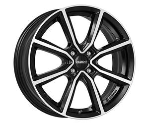 ALLOY WHEEL DEZENT TN DARK 6.5X16 4X100 BLACK/POLISHED NLP