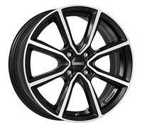 ALLOY WHEEL DEZENT TN DARK FOR SUZUKI SWIFT 4WD 7X17 4X100 BLACK/POLISHED V58