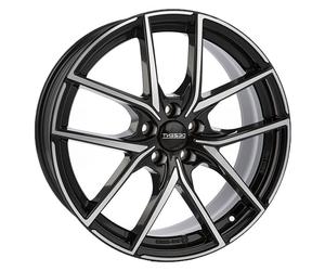 ALLOY WHEEL DEZENT TO DARK 7.5X18 5X114.3 BLACK/POLISHED BML
