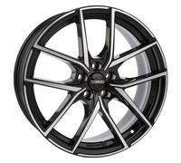 ALLOY WHEEL DEZENT TO DARK FOR SKODA OCTAVIA RS 7.5X18 5X112 BLACK/POLISHED HE9