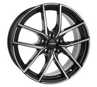ALLOY WHEEL DEZENT TO DARK FOR VOLKSWAGEN CADDY LIFE 7.5X18 5X112 BLACK/POL B4G