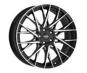 ALLOY WHEEL DOTZ FUJI DARK FOR AUDI A4 AVANT 9X20 5X112 BLACK/POLISHED VV2