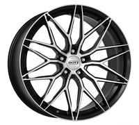 ALLOY WHEEL DOTZ SUZUKA DARK 8X18 5X112 BLACK/POLISHED O70
