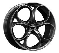 ALLOY WHEEL GMP DRAKE FOR ALFA ROMEO 159 8X18 5X110 GLOSSY ANTRACITE DARK 5O8