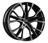 ALLOY WHEEL GMP GUNNER FOR VOLKSWAGEN TIGUAN 8.5X19 5X112 BLACK DIAMOND E9T