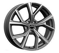 ALLOY WHEEL GMP MENTOR FOR SEAT IBIZA 7X17 5X100 MATT ANTHRACITE DIAMOND 3T2